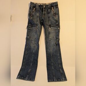 Burberry London made in Italy Y2K cargo jeans size us 4